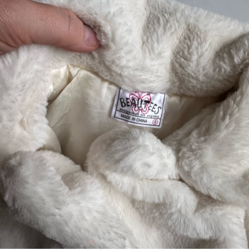 Beautees Long Sleeve Faux Fur Jacket - Picture 4 of 6